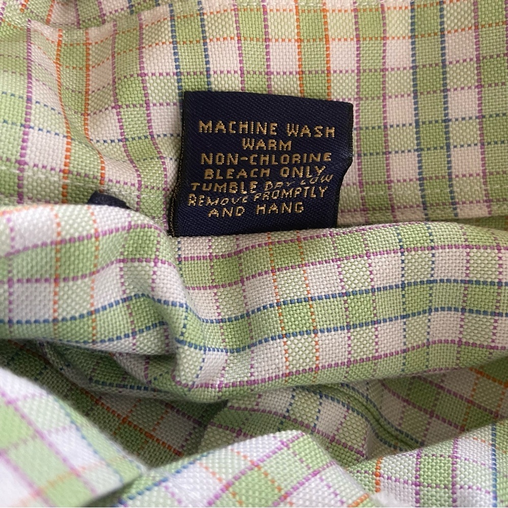 Brooks Brothers Dress Shirt Men's XL Plaid Long Sleeve Button Down Preppy Formal - Picture 14 of 14